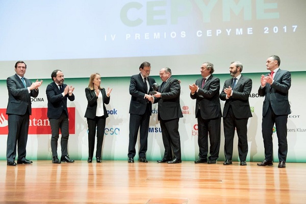 Premio PYME españolas 2017 en Madrid