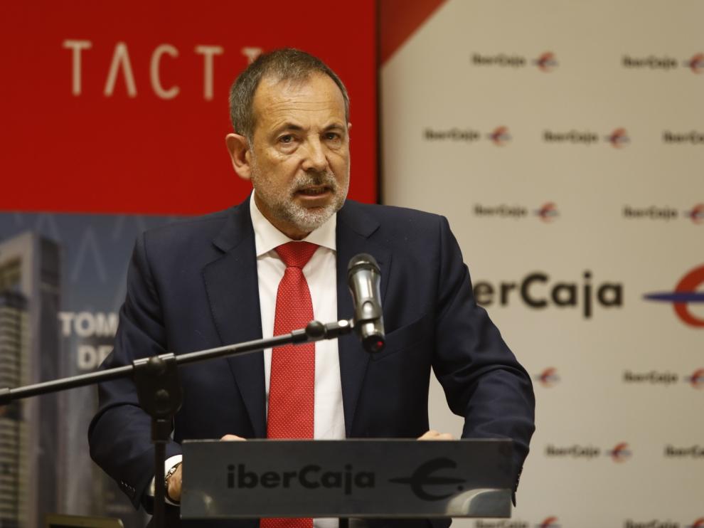 Mario Monrós abre la sesión empresarial en Aragón.