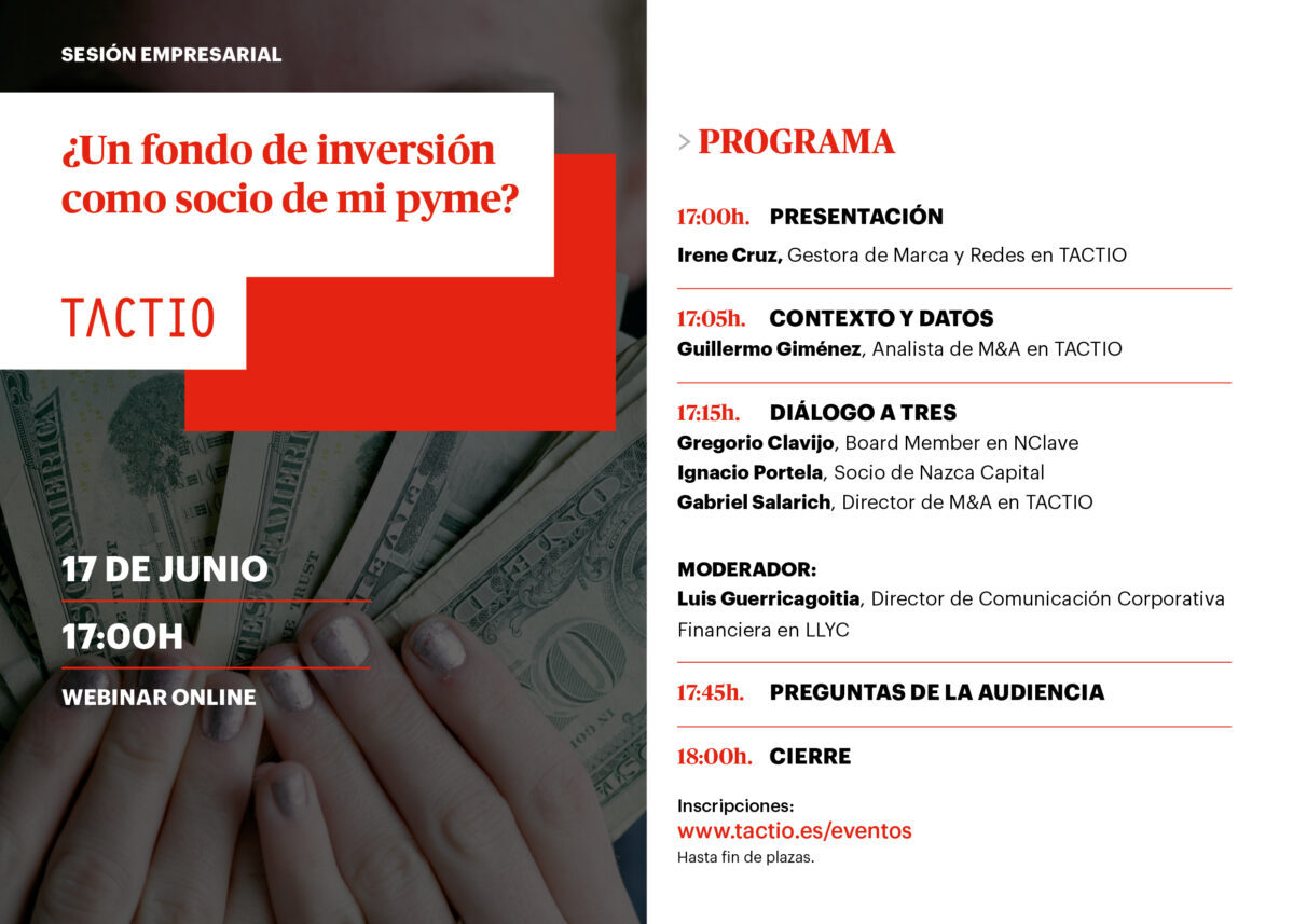 Programa webinar fondos de inversión.