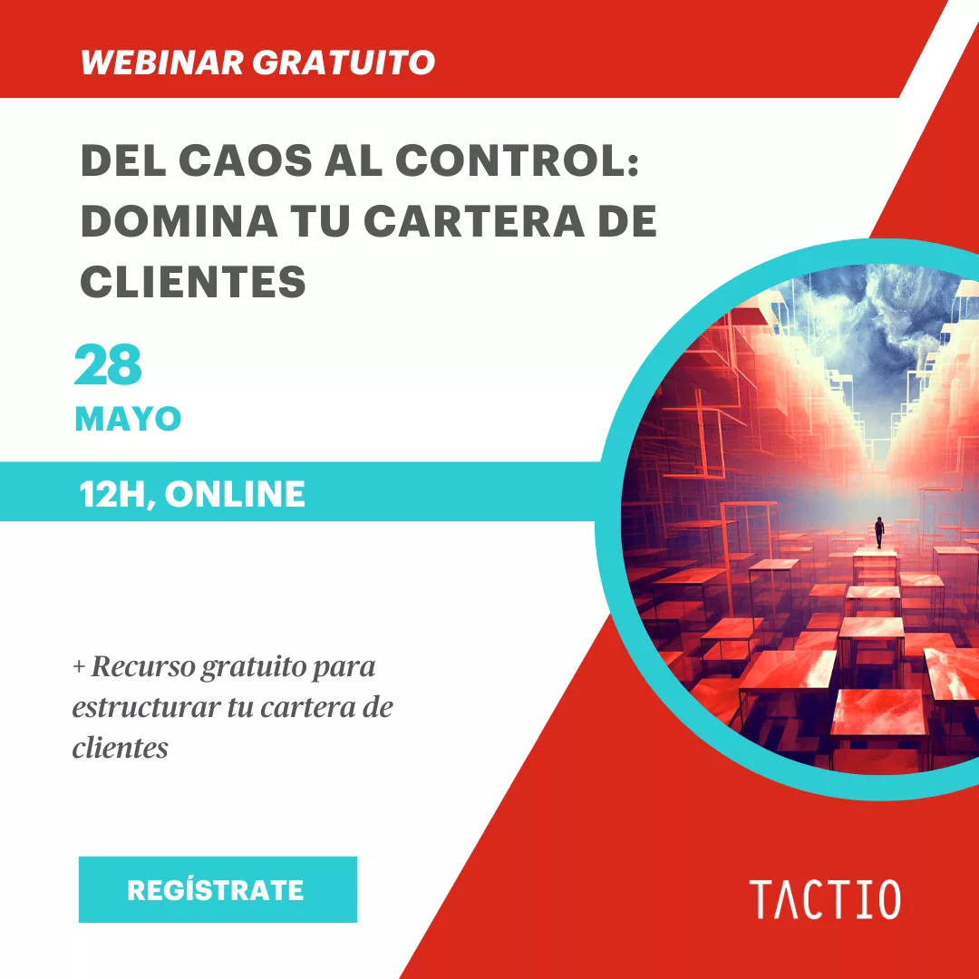 Webinar: del caos al control, domina tu cartera de clientes