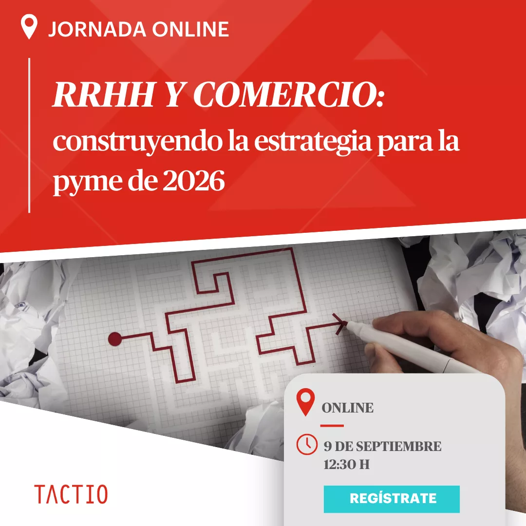Cartel webinar RRHH y comercio
