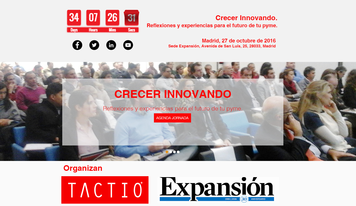 Crecer innovando, un encuentro profesional para pymes en Madrid