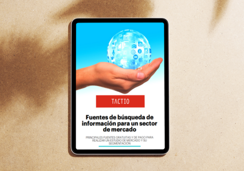 Fuentes de búsqueda de información para un sector de mercado