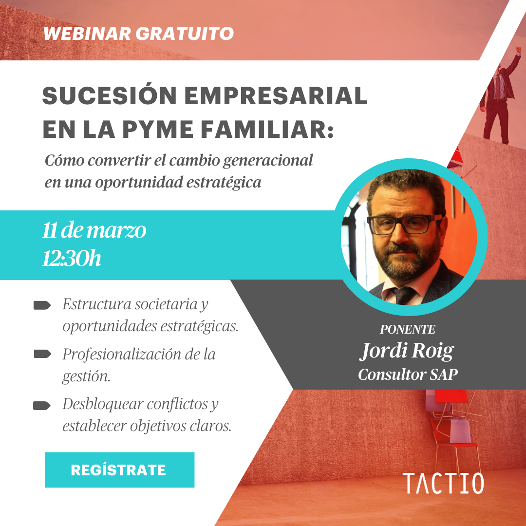 Sucesión empresarial en la pyme familiar: cómo convertir el cambio generacional en una oportunidad estratégica.